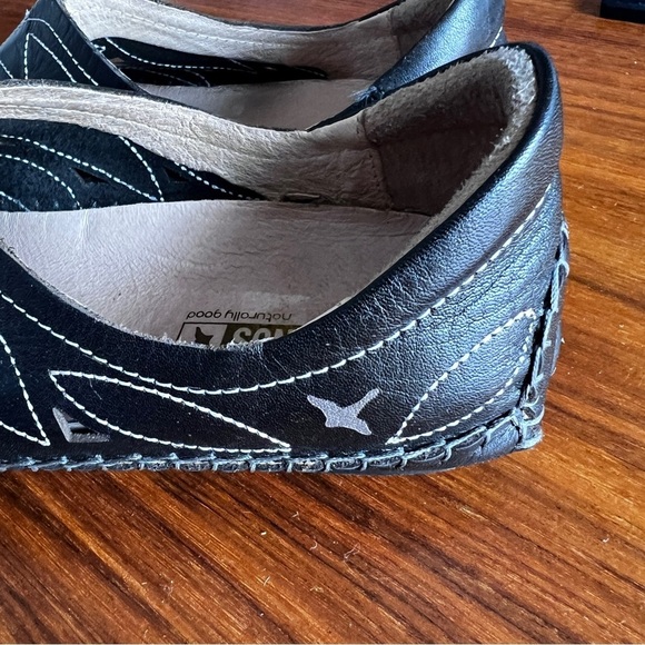 Pikolinos womens jerez black leather moccasins loafers shoes sz 37 - Picture 4 of 10